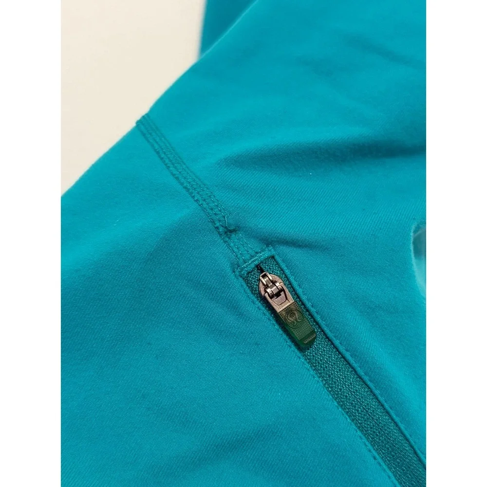 Lululemon Womens greenRacerback Criss Cross Strap Yoga Tank Top Size 4